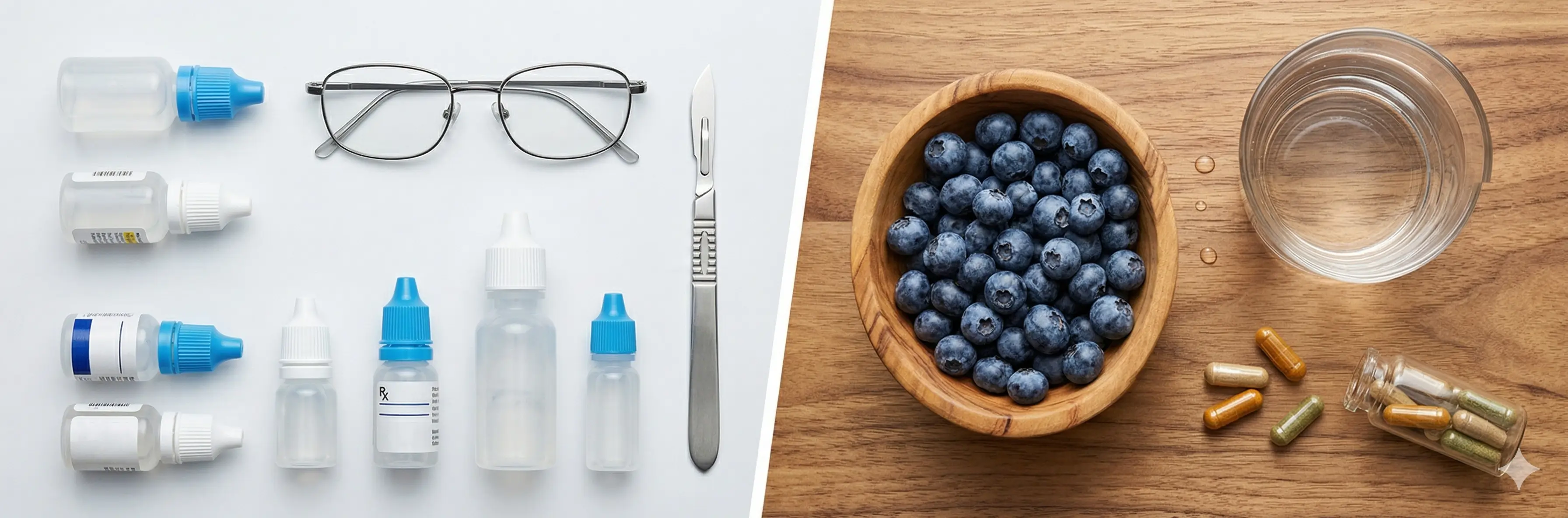 Comparison of eye treatments — surgery vs natural vs supplements