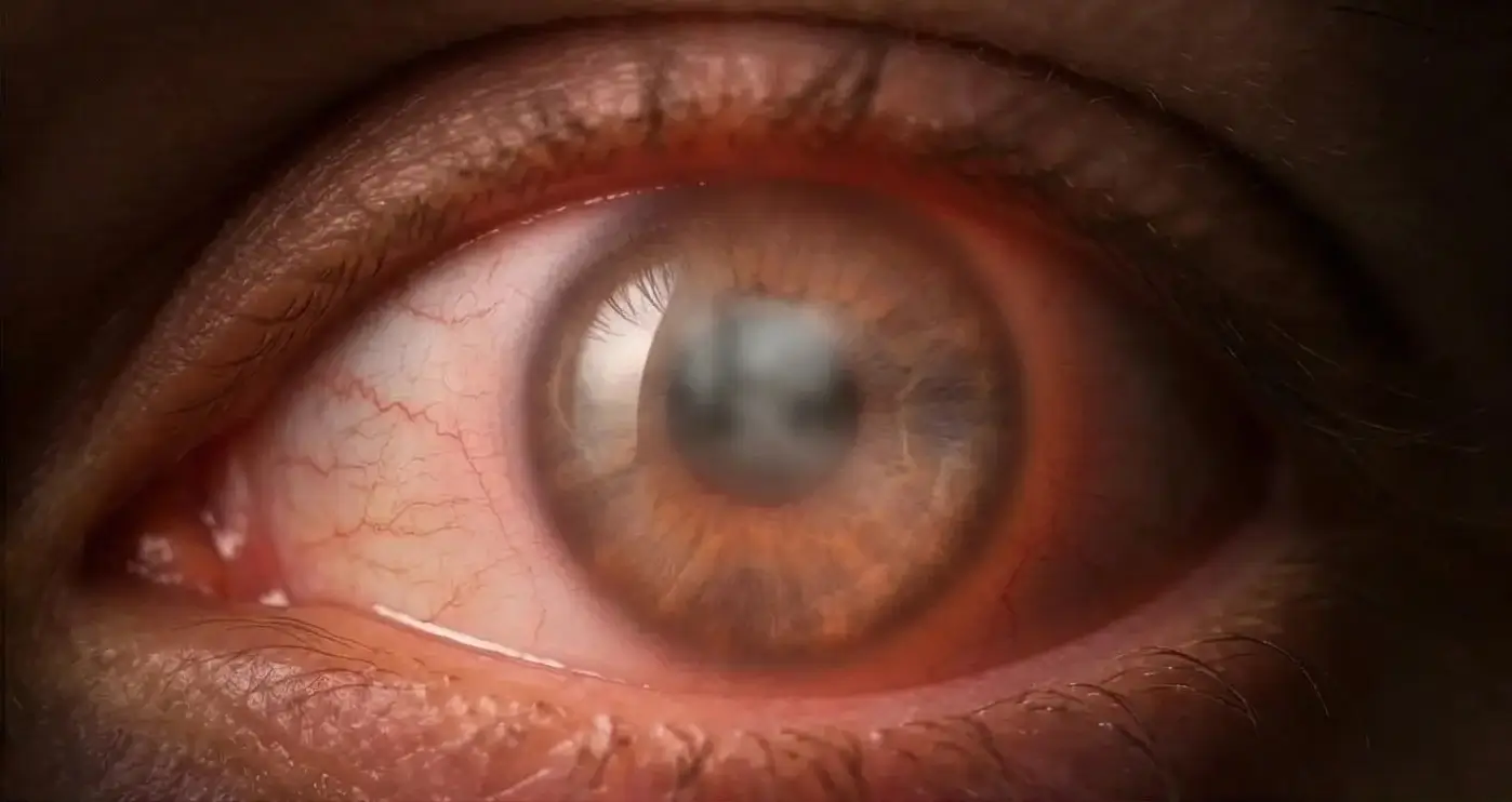 Stage 1 - Eye damage beginning to accumulate